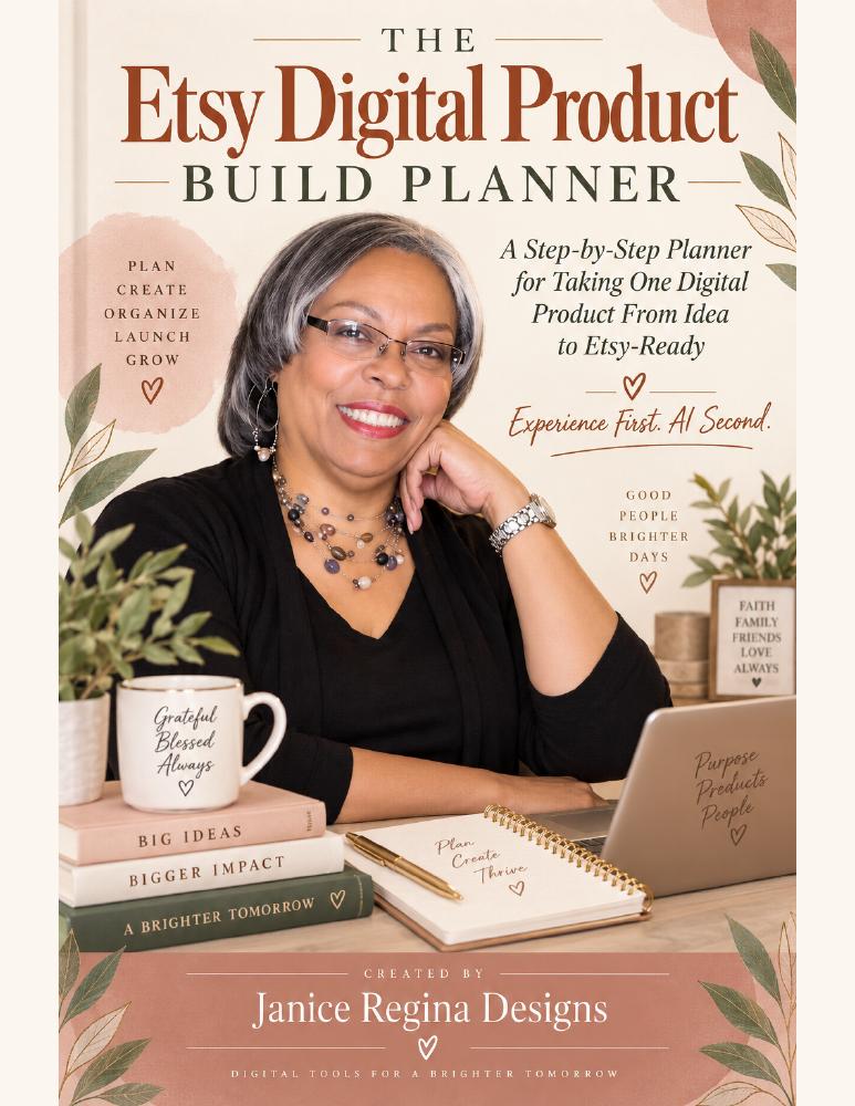 Etsy Digital Product Build Planner cover